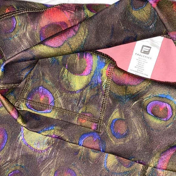Fabletics peacock size M leggings - Picture 7 of 7